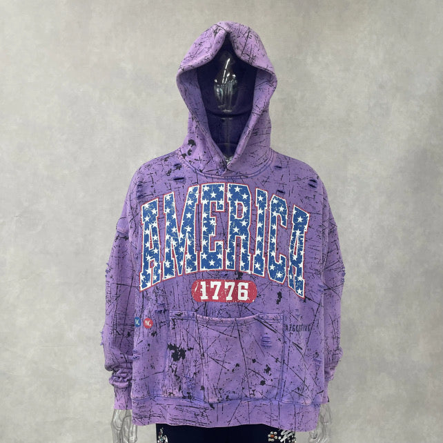 Purple America Hoodie